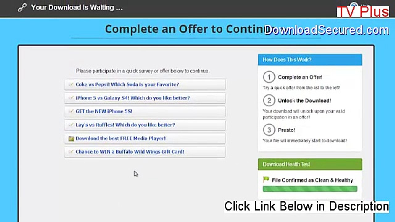 TV Plus Download - Instant Download (2015)