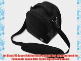 Jet Black VG Laurel DSLR Camera Carrying Bag with Removable Shoulder Strap for Panasonic Lumix