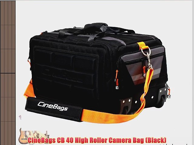 CineBags CB 40 High Roller Camera Bag (Black) - video Dailymotion