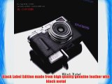 Gariz Genuine Leather BL-X100BK Camera Metal Half Case for Fuji Fujifilm X100 X100S with Hand
