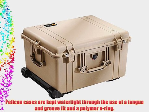 Pelican 1620 Case with Foam for Camera (Desert Tan)