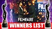 WINNERS LIST | Filmfare Awards 2015