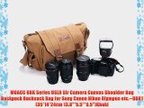 MOACC BBK Series DSLR Slr Camera Canvas Shoulder Bag Backpack Rucksack Bag for Sony Canon Nikon