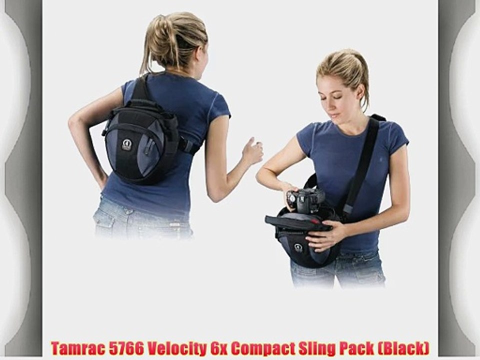 Tamrac 5766 Velocity 6x Compact Sling Pack (Black)