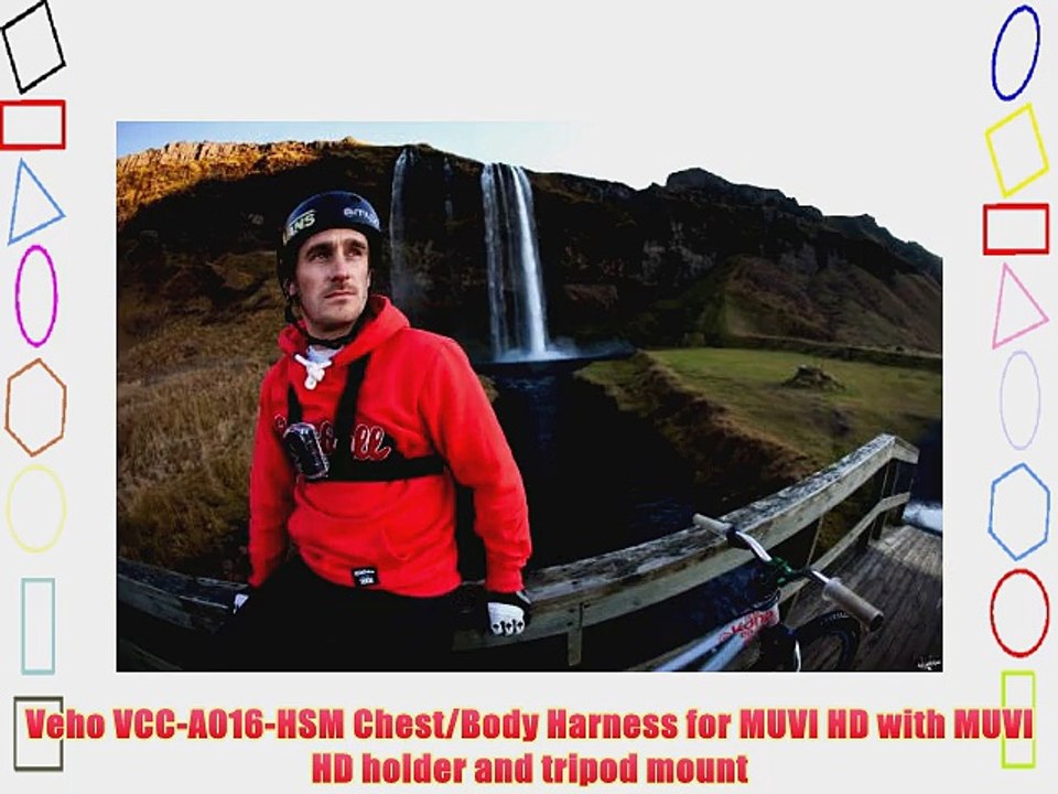 Veho VCC-A016-HSM Chest/Body Harness for MUVI HD with MUVI HD holder and tripod mount