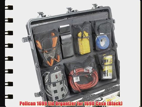 Pelican 1699 Lid Organizer for 1690 Case (Black)