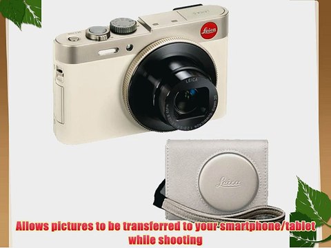 Leica C Compact System Camera w/ Leica C Twist Camera Case Champagne Gold