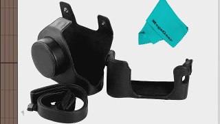 MegaGear Ever Ready Protective Black Leather Camera Case Bag for Fujifilm X100S 16 MP Digital