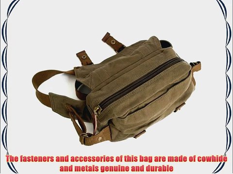 Course Canvas Vintage Waist Packs DSLR SLR Camera Shoulder Case Bag DSLR SLR For Sony Canon
