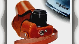 MegaGear Ever Ready Protective Leather Camera Case Bag for Canon PowerShot SX50 HS (Light Brown)