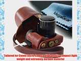MegaGear Ever Ready Protective Leather Camera Case  Bag for Canon Sx510 HS Canon PowerShot
