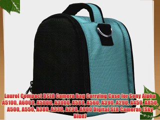 Laurel Compact DSLR Camera Bag Carrying Case for Sony Alpha A5100 A6000 A5000 A3000 A580 A560