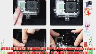 GoPro Water Resistant Case with Fully Customizable Interior by CamKix - Weatherproof Case for