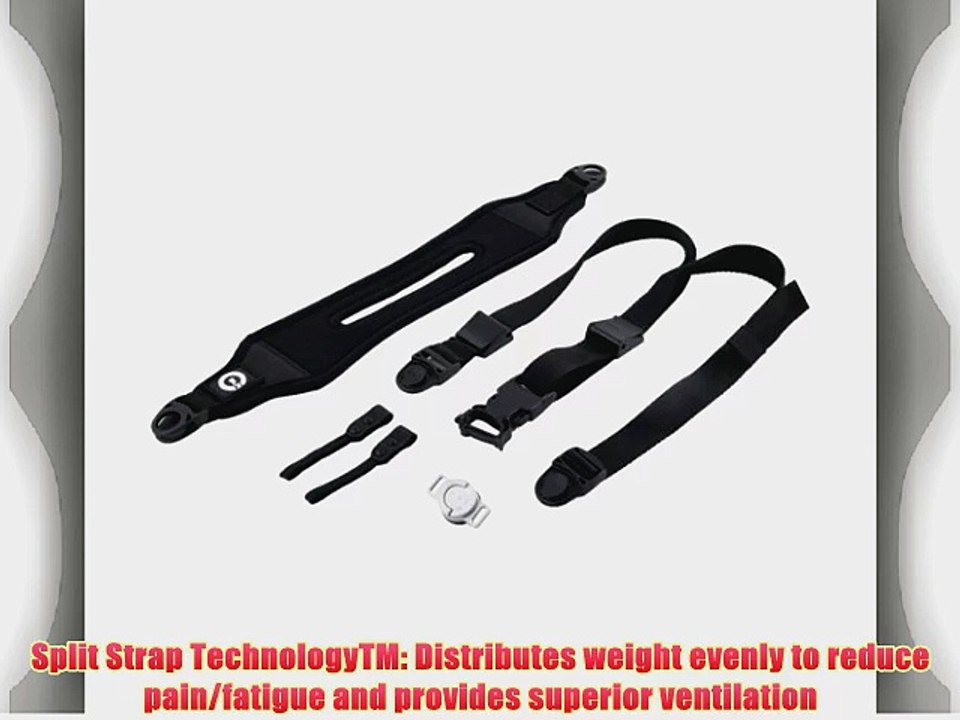 Custom SLR Glide One Strap Camera Strap System with Silver C-Loop