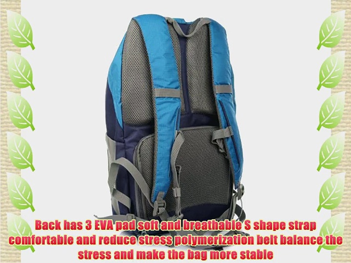 ⁣CADEN Anti-theft Waterproof Nylon Backpack Travel Camera Bag for Canon Nikon Sony DSLR Camera(Storag