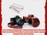TechCare Ever Ready Protective Leather Camera Case Bag for Sony Alpha A7 A7R A7S Digital Camera