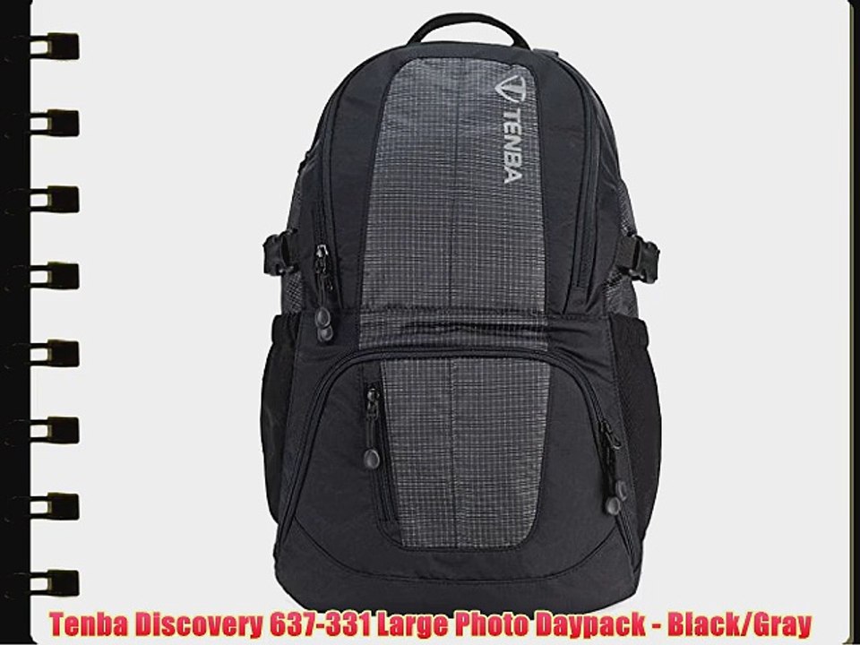 Tenba Discovery 637-331 Large Photo Daypack - Black/Gray