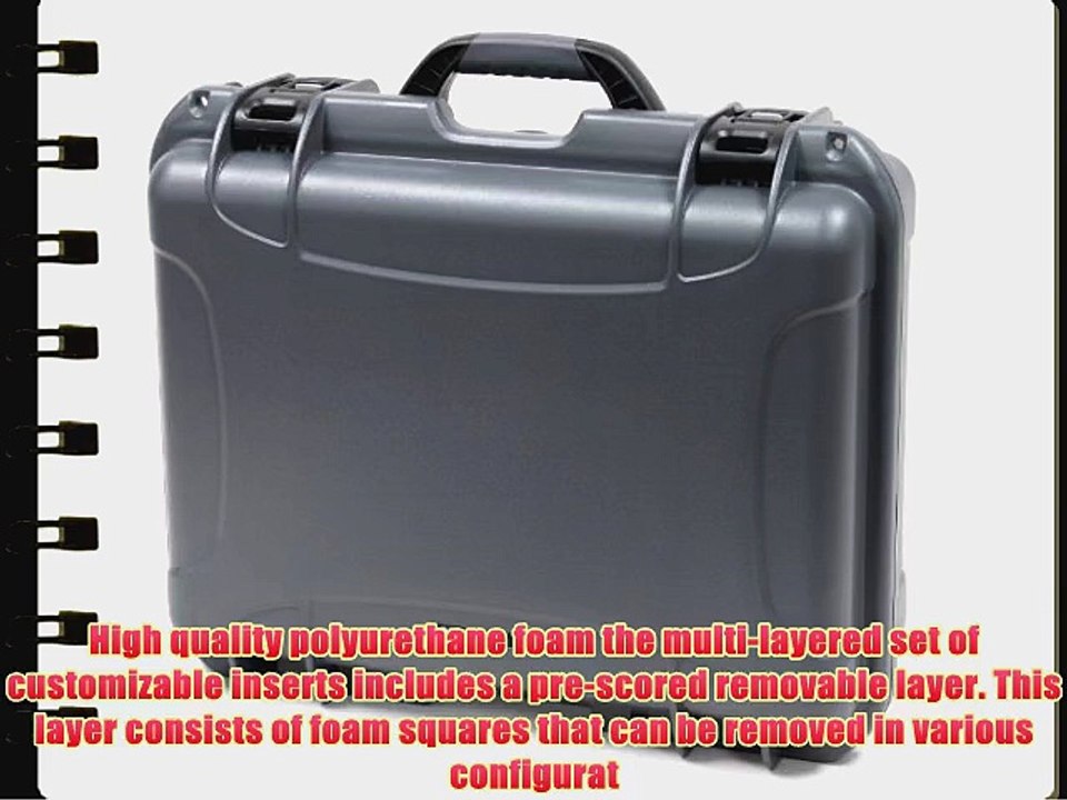 Nanuk 930 Case with Cubed Foam (Graphite)