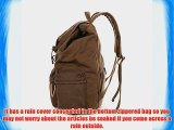 YOPO Fashion Casual Vintage Canvas DSLR SLR Camera Shoulder Bag Backpack Rucksack Bag With