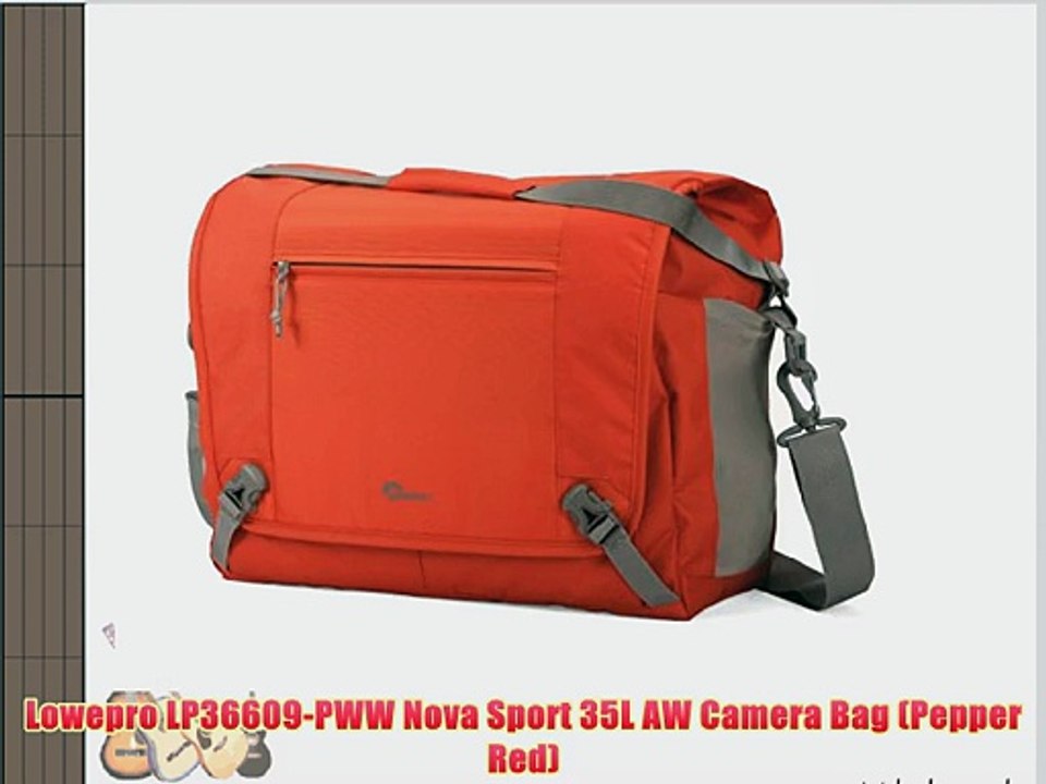 Lowepro LP36609-PWW Nova Sport 35L AW Camera Bag (Pepper Red)