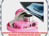 MegaGear Ever Ready Protective Leather Camera Case Bag for Samsung NX Mini 9-27mm (Light Pink)