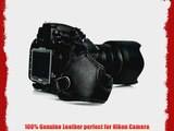 FotoTech Professional 100% GENUINE LEATHER Hand Wrist Strap Grip for Nikon D3 D3S D3X D4 D800