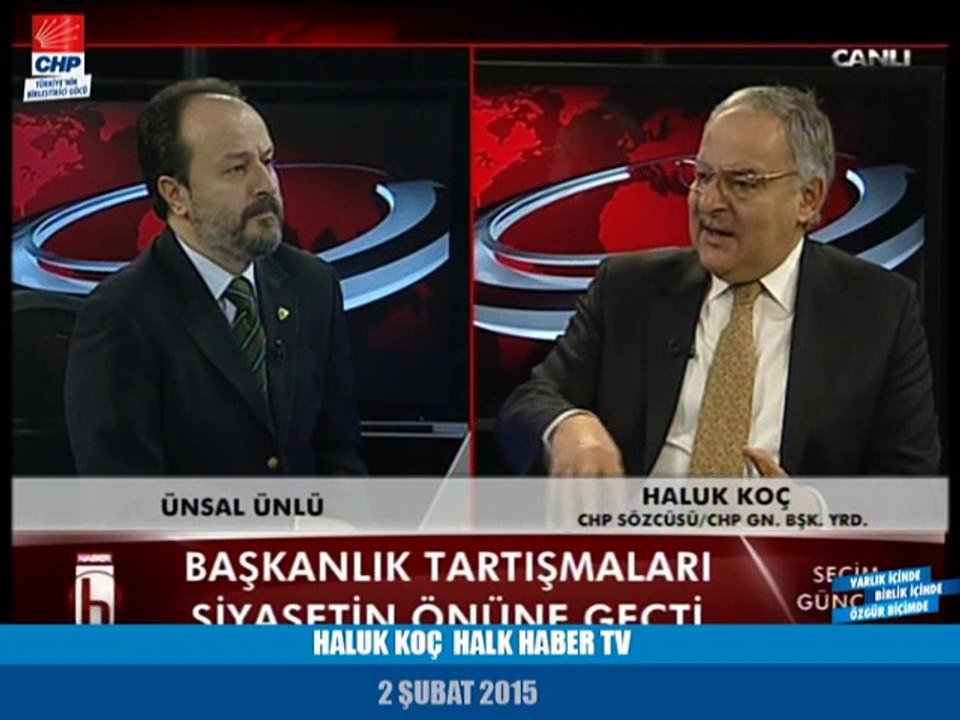 PROF.DR.HALUK KOÇ HALK HABER TV 02/02/2015