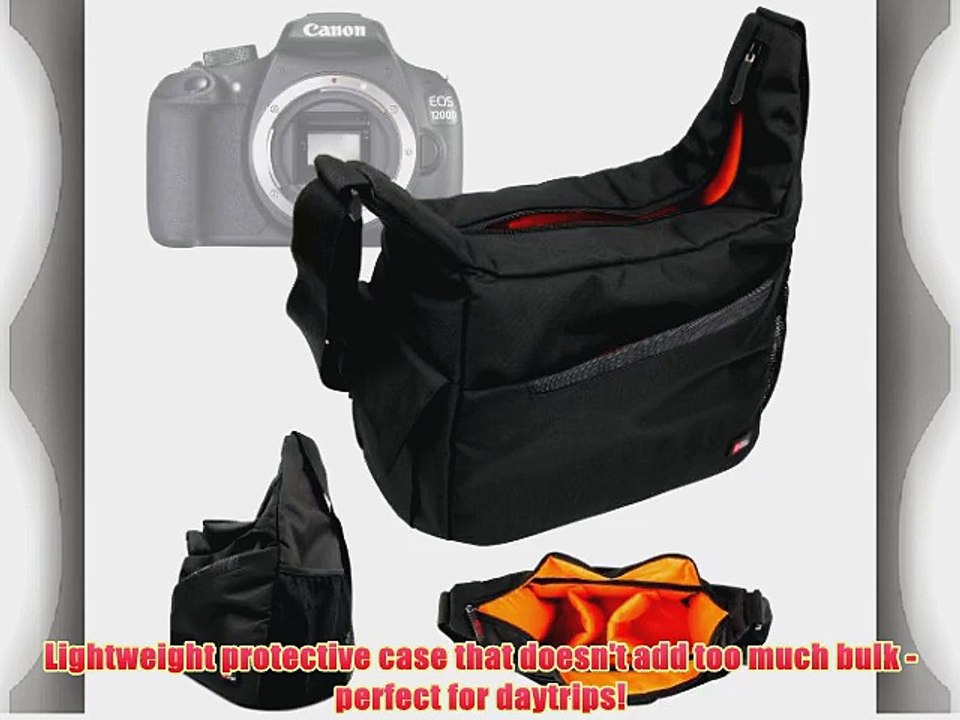 DURAGADGET Rugged 'Urban Dweller' SLR Camera Shoulder 'Sling' Carry Bag With Adustable Interior