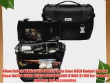 Nikon Deluxe Digital SLR Camera Lens Case DSLR Gadget Bag For Nikon D3200 D3100 D5200 D5100