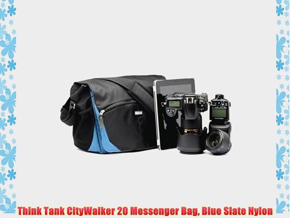 Think Tank CityWalker 20 Messenger Bag Blue Slate Nylon