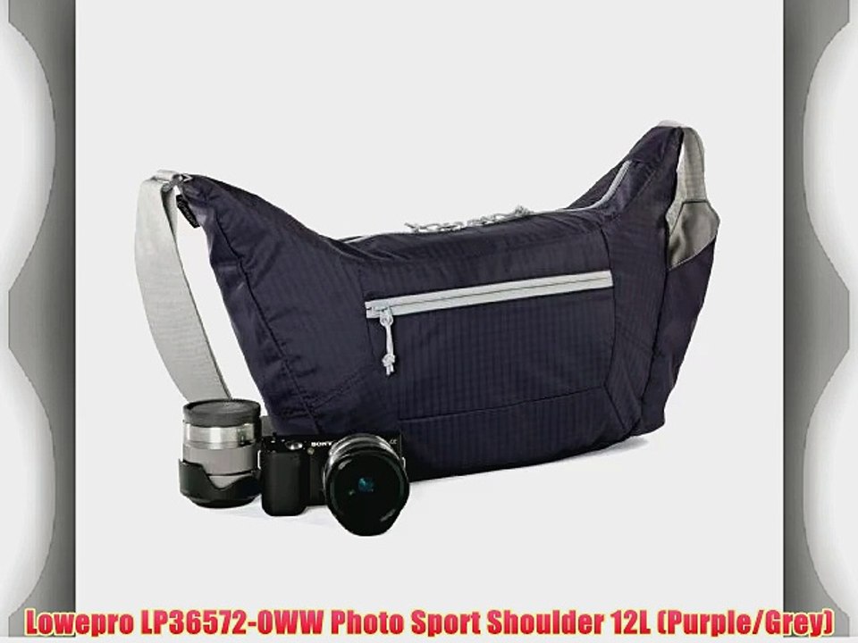 Lowepro LP36572-0WW Photo Sport Shoulder 12L (Purple/Grey)