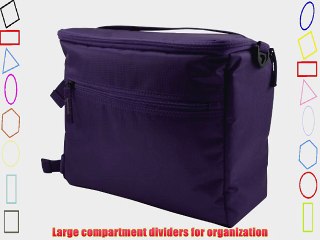 Filemate 3FMCG229PU1-R ECO?Deluxe SLR Camera?Bag (Purple)