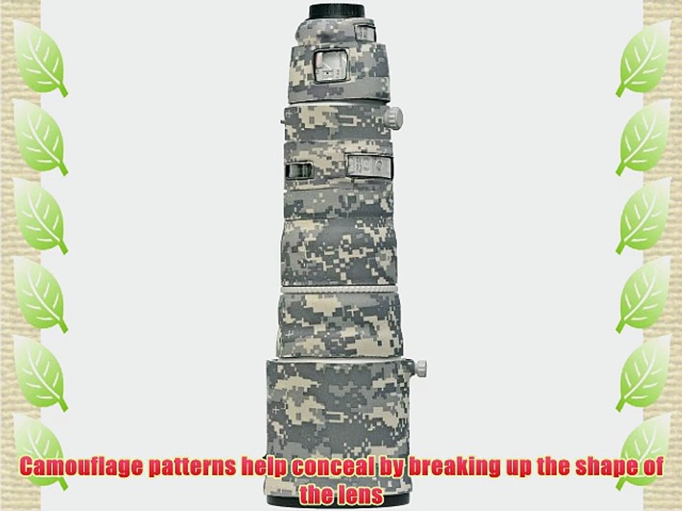 LensCoat lc200400dc Lens Cover for Canon 200-400 IS f4 (Digital Camo)