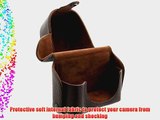 MegaGear Ever Ready Protective Dark Brown Leather Camera Case Bag for Canon SX40 HS  SX30