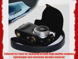 MegaGear Ever Ready Protective Leather Camera Case Bag for Samsung NX Mini with 9mm Lens Kit