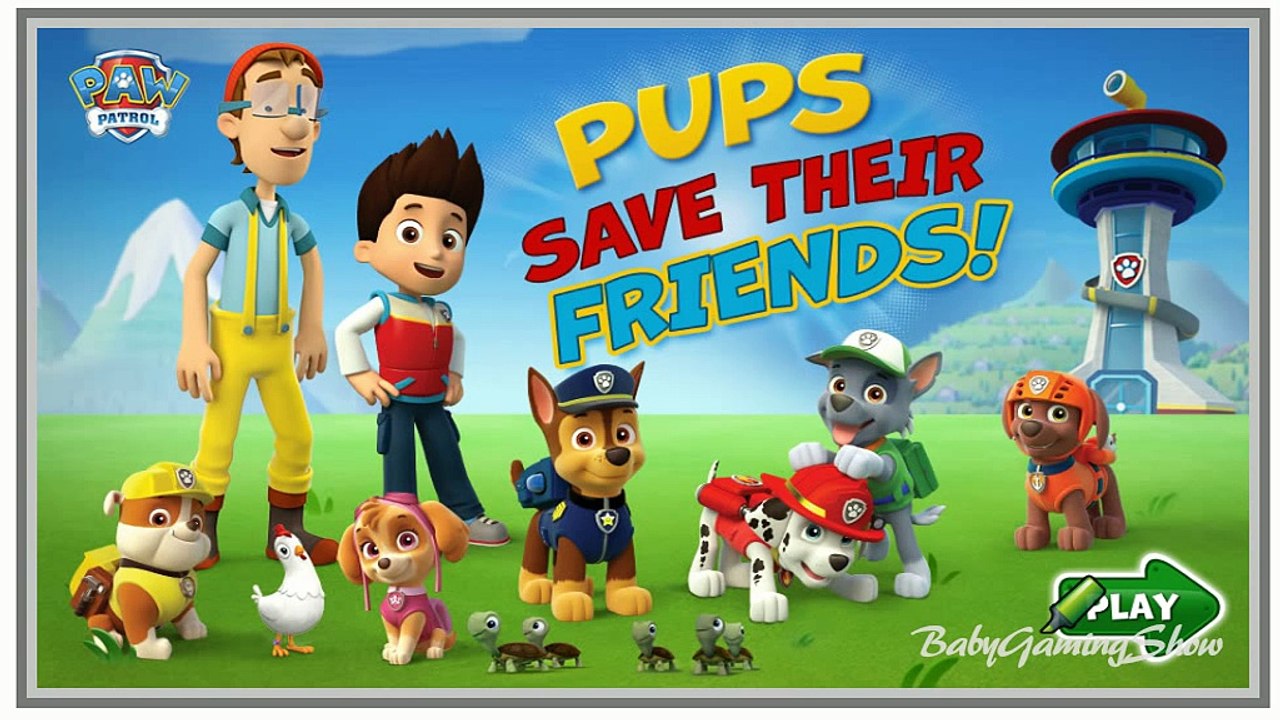 Paw Patrol Pups Save Their Friends - Kids Games