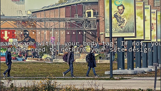 Designing sites for search engines and directories