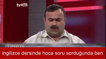 ingilizce dersinde hoca soru sorduğunda ben