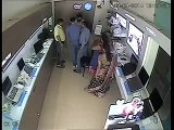 How Girl Stealing Laptop Caught In CCTV Footage