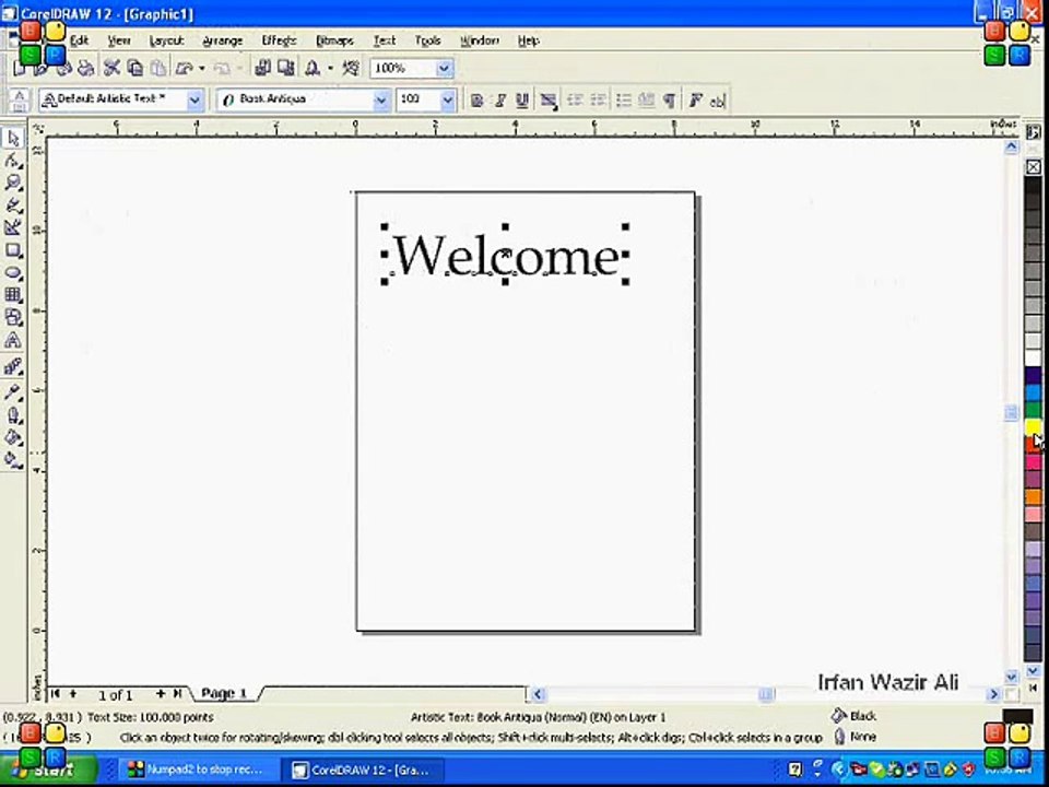 Corel Draw 12 Tutorial Urdu Part 6