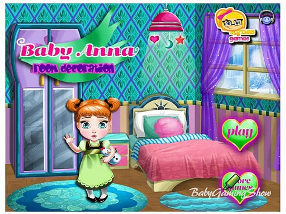 Baby Anna Room Decoration - Frozen Games