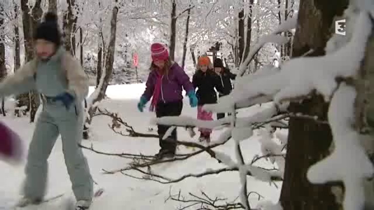 Le ski de fond à Prat Peyrot avec les enfants de l'école de Valleraugue