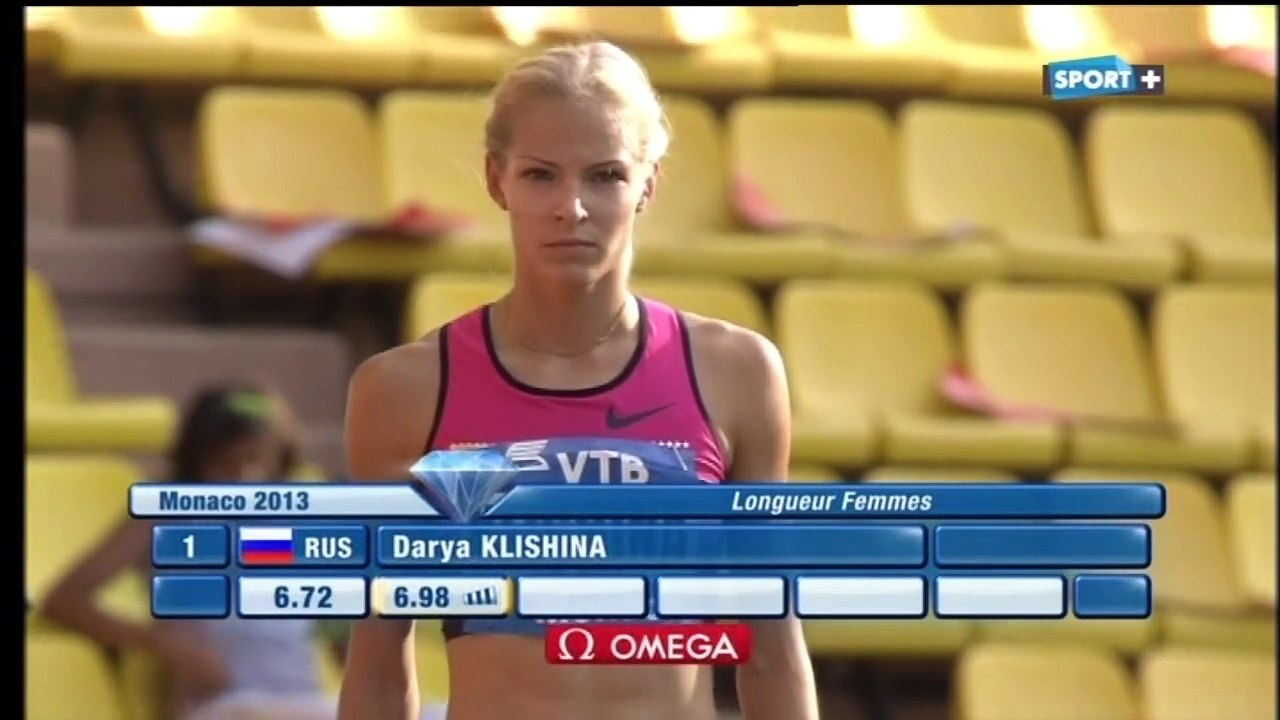 Darya Klishina Дарья Клишина 2013 10v Diamond League Monaco July 19th (3rd jump 6,75m)