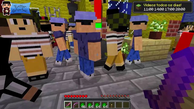 Minecraft Mod- CHAVES, KIKO & CHIQUINHA - MORPH HIDE AND SEEK ‹ AM3NIC ›