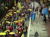 «Желтые зонтики» опять вышли на улицы Гонконга