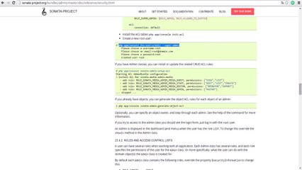How to create users in Sonata