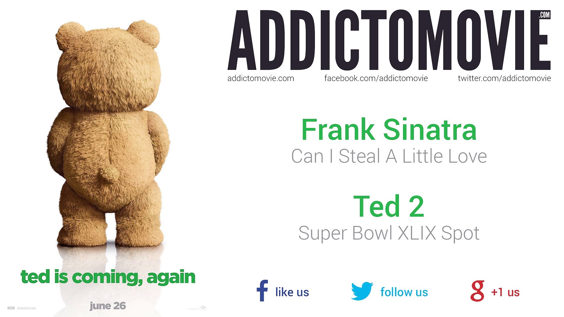 Ted 2 Super Bowl XLIX Spot Music 1 Frank Sinatra Can I Steal A Little Love