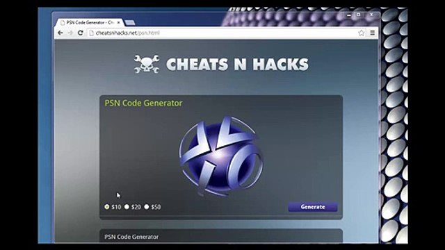 PSN Code Generator Daily Updated Hack Cheat Pirate Online Gratis 2014-2015