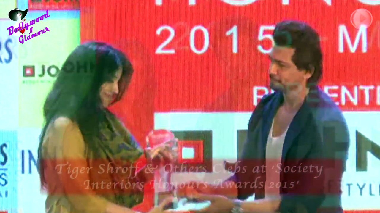 Tiger Shroff & Others Clebs at 'Society  Interiors Honours Awards 2015'