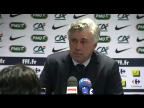 Foot - Coupe : Ancelotti pas surpris par le résultat